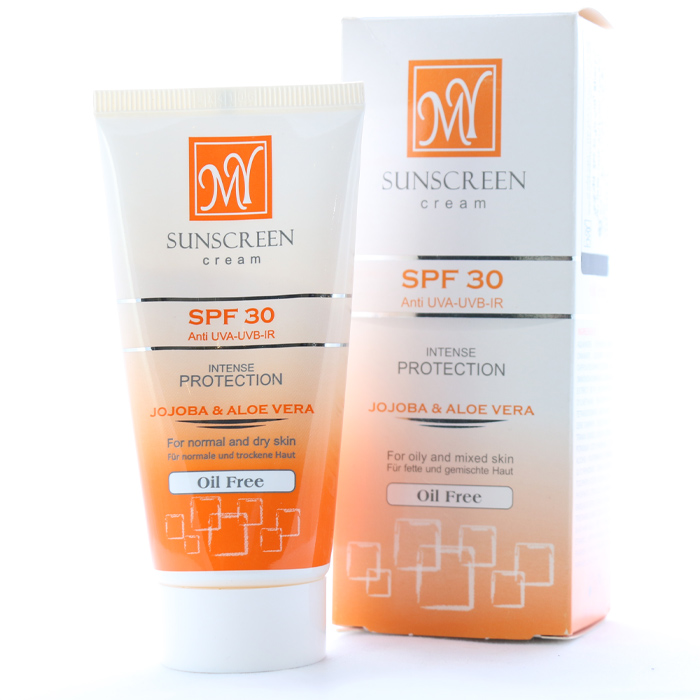 کرم_ضد_آفتاب_SPF30_بی_رنگ_فاقد_چربی_مای