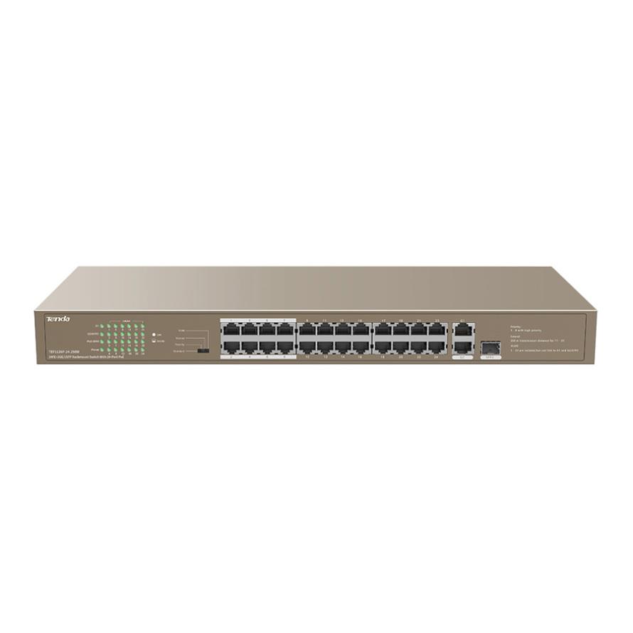 سوئیچ_24_پورت_PoE_تندا_TEF1126P-24-250W