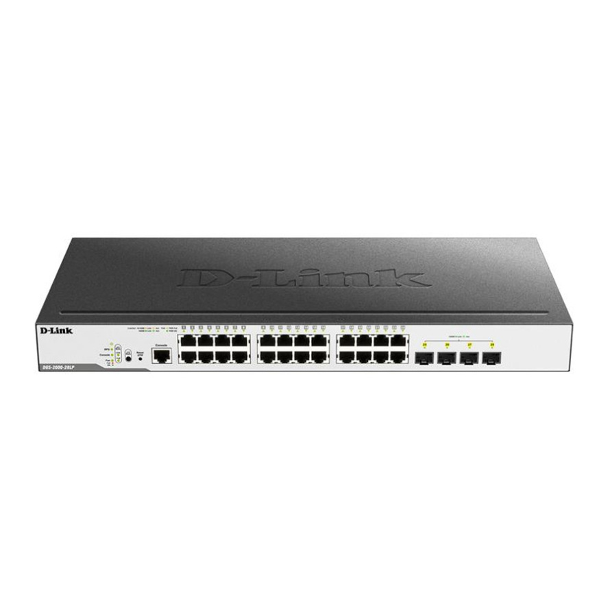 سوئیچ_مدیریتی_28_پورت_PoE_دی_لینک_DGS-3000-28LP