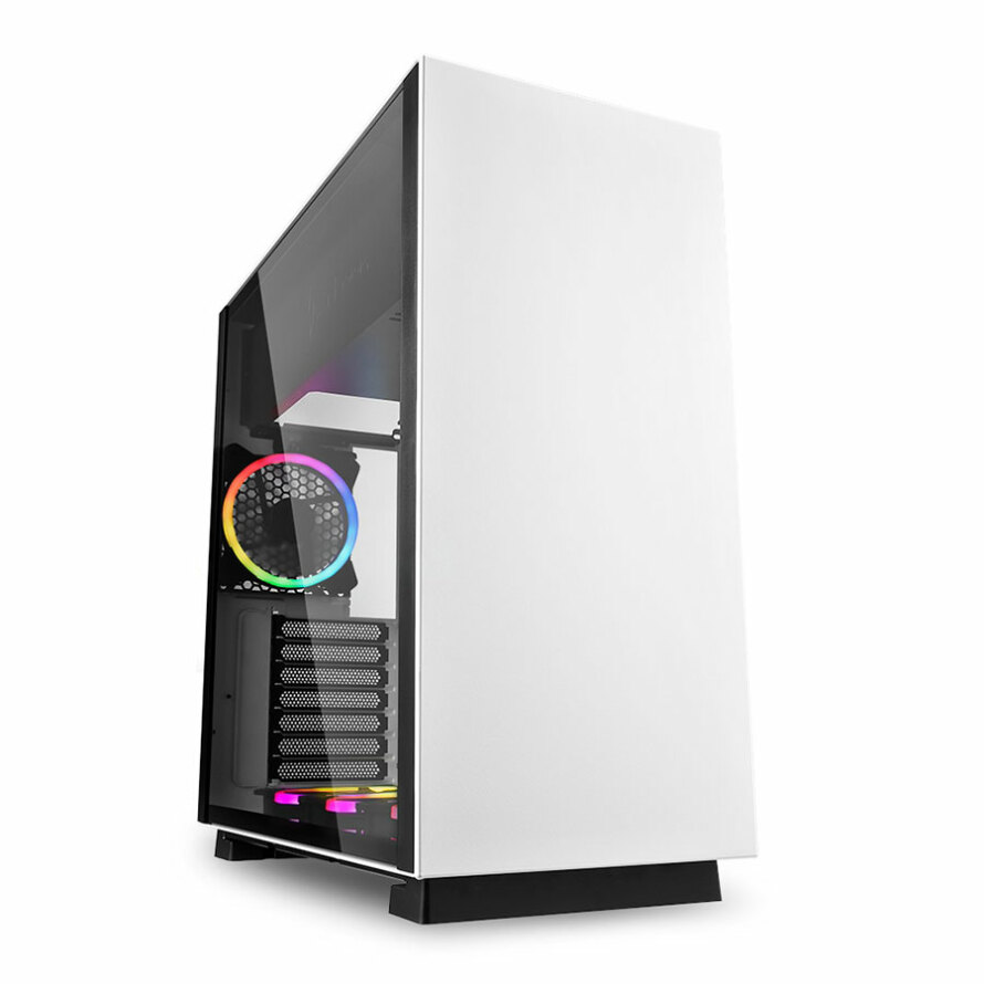 کیس_کامپیوتر_شارکن_PURE_STEEL_RGB_White