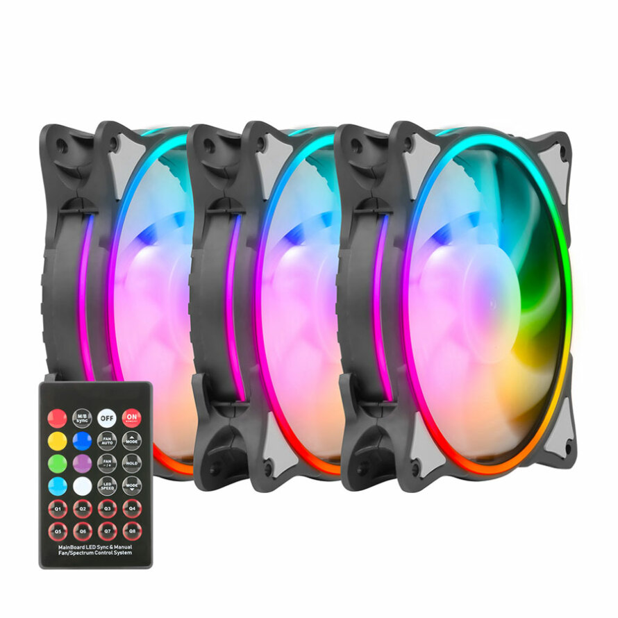 فن_کیس_گرین_HURACAN_GFK120M-ARGB_بسته_3_عددی