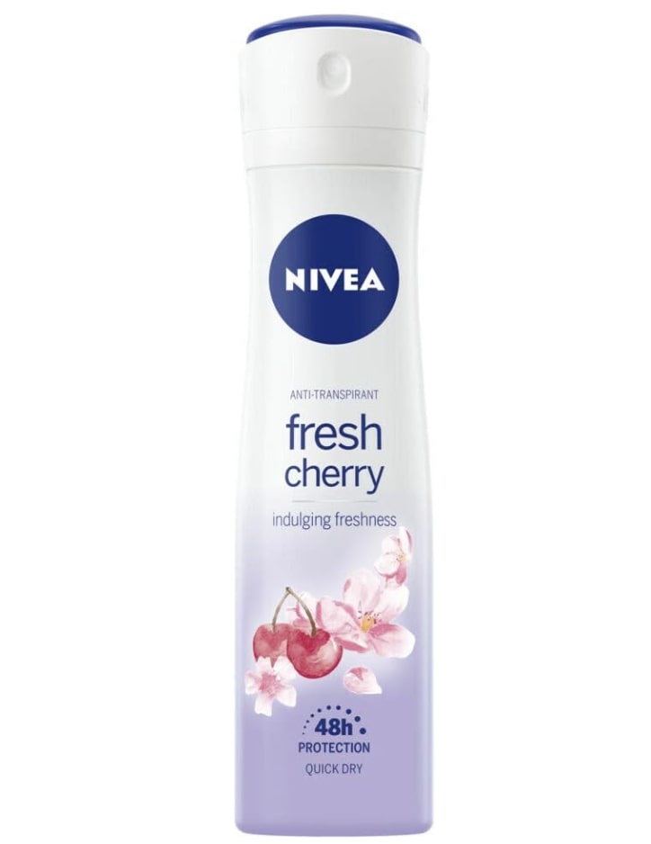 اسپری_ضد_تعریق_زنانه_نیوآ_|_Nivea_مدل_Fresh_Cherry_حجم_150_میل